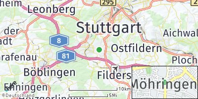 Google Map of Möhringen
