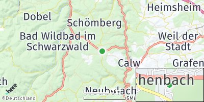 Google Map of Oberreichenbach