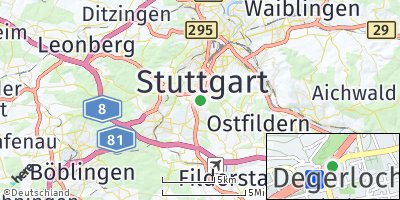 Google Map of Degerloch