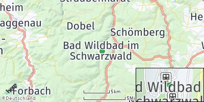 Google Map of Bad Wildbad