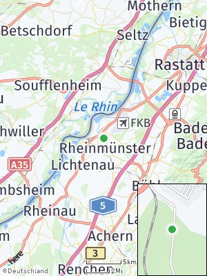 Here Map of Rheinmünster