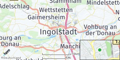 Google Map of Ingolstadt