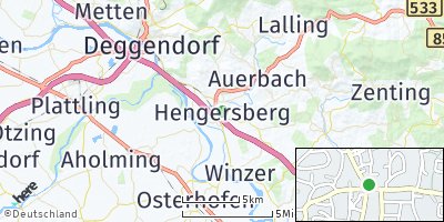Google Map of Hengersberg