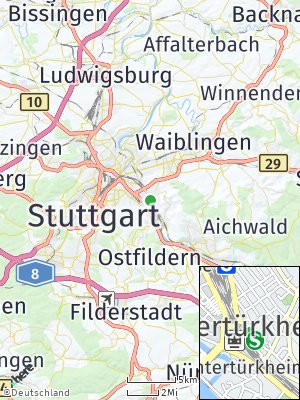 Here Map of Untertürkheim