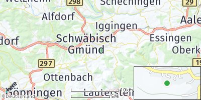 Google Map of Unterbettringen