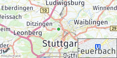 Google Map of Feuerbach