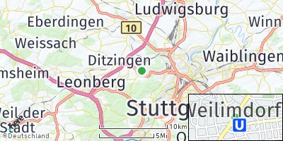 Google Map of Weilimdorf