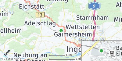 Google Map of Eitensheim