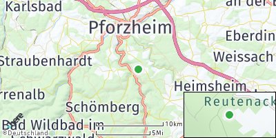 Google Map of Unterreichenbach