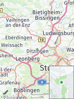 Here Map of Ditzingen