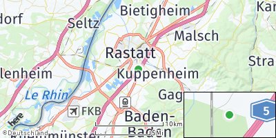 Google Map of Niederbühl