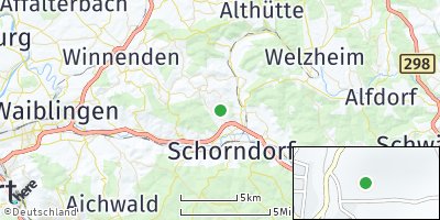 Google Map of Schornbach