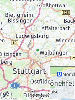 Here Map of Mönchfeld