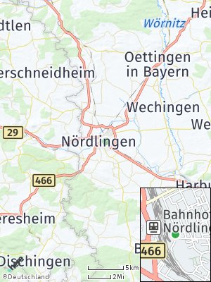 Here Map of Nördlingen