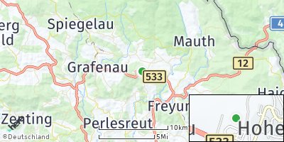 Google Map of Hohenau