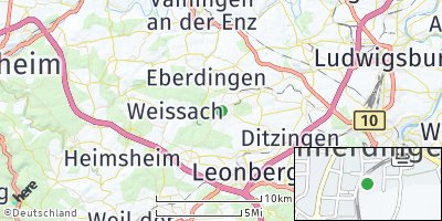 Google Map of Heimerdingen