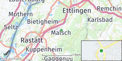 Google Map of Malsch
