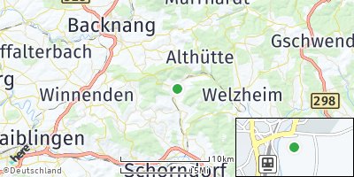 Google Map of Rudersberg