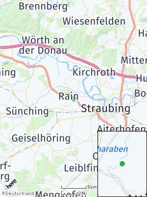 Here Map of Atting bei Straubing
