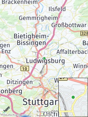 Here Map of Ludwigsburg