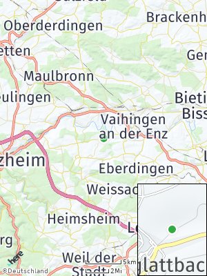 Here Map of Großglattbach