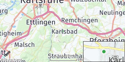 Google Map of Karlsbad