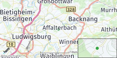 Google Map of Affalterbach