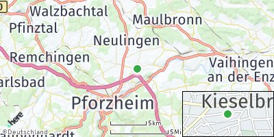 Google Map of Kieselbronn
