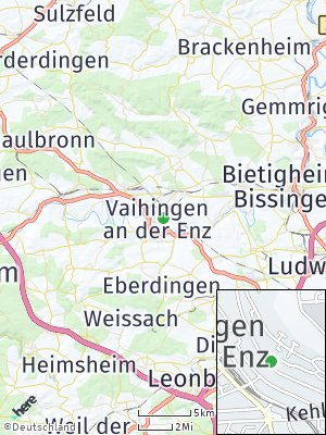 Here Map of Vaihingen an der Enz