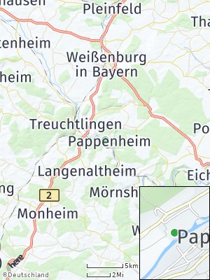 Here Map of Pappenheim