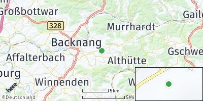 Google Map of Auenwald