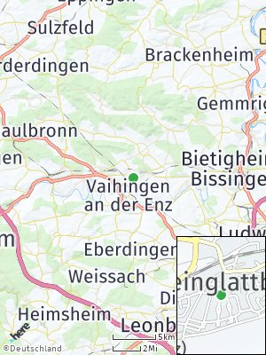 Here Map of Kleinglattbach