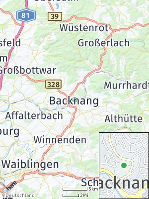Here Map of Backnang