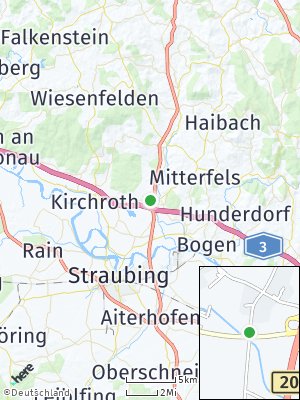 Here Map of Steinach bei Straubing