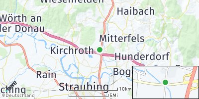 Google Map of Steinach bei Straubing