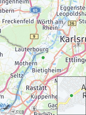 Here Map of Au am Rhein