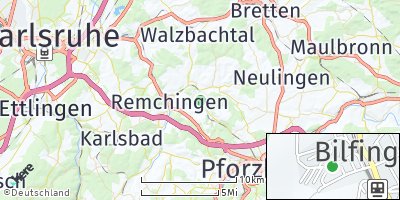 Google Map of Kämpfelbach
