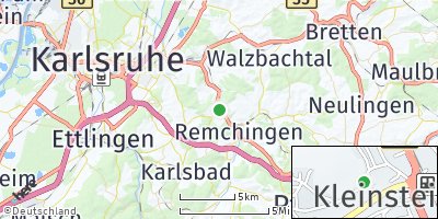 Google Map of Kleinsteinbach