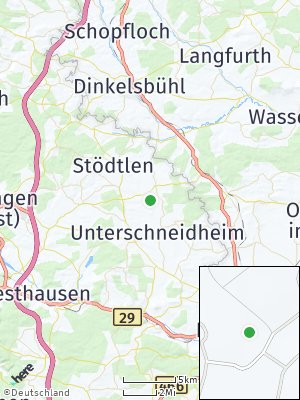 Here Map of Tannhausen bei Ellwangen