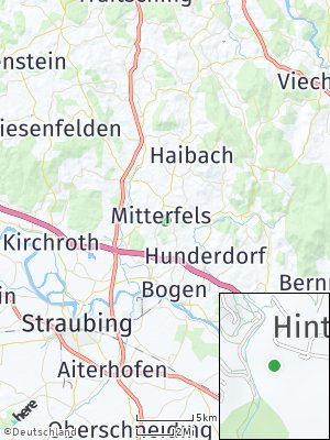 Here Map of Mitterfels