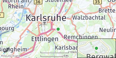 Google Map of Bergwald