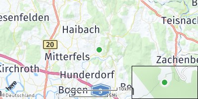 Google Map of Neukirchen bei Bogen