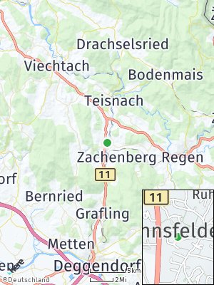 Here Map of Ruhmannsfelden