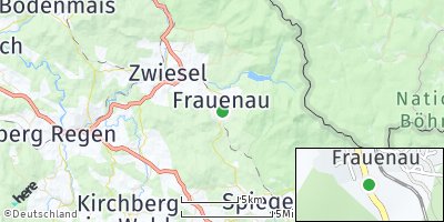 Google Map of Frauenau