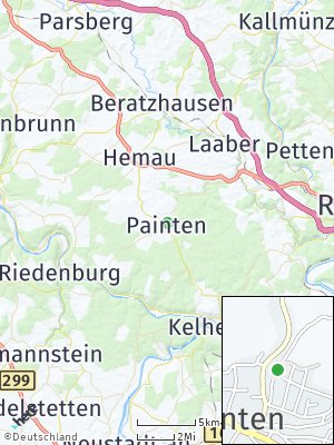 Here Map of Painten bei Kelheim