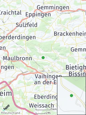 Here Map of Gündelbach