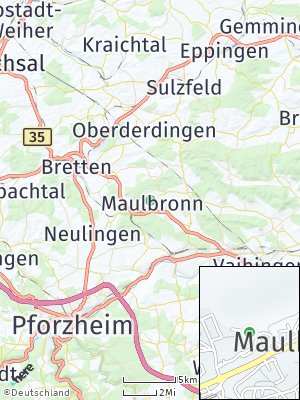 Here Map of Maulbronn