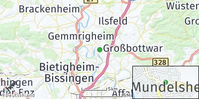 Google Map of Mundelsheim