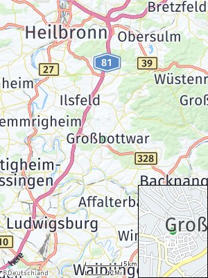 Here Map of Großbottwar