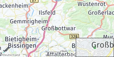 Google Map of Großbottwar